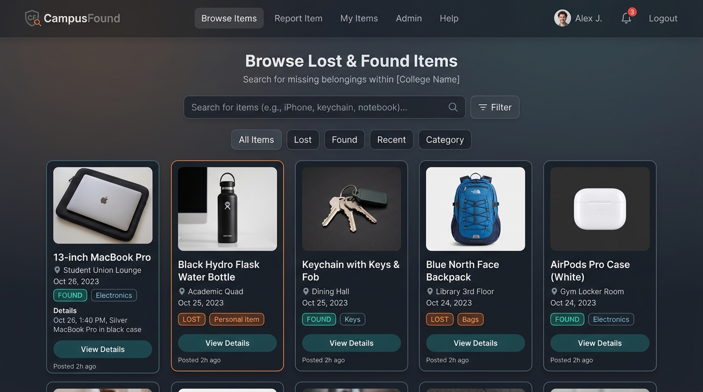 College Lost & Found